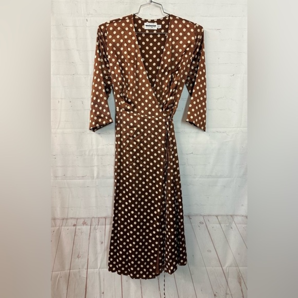 Guideboat Silk Wrap Dress size 6 NWOT